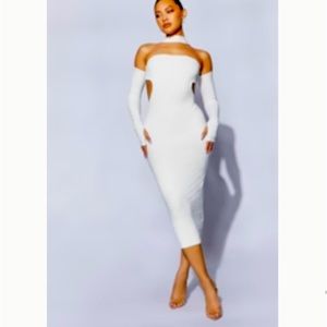 Demi Neckband MIDI Dress